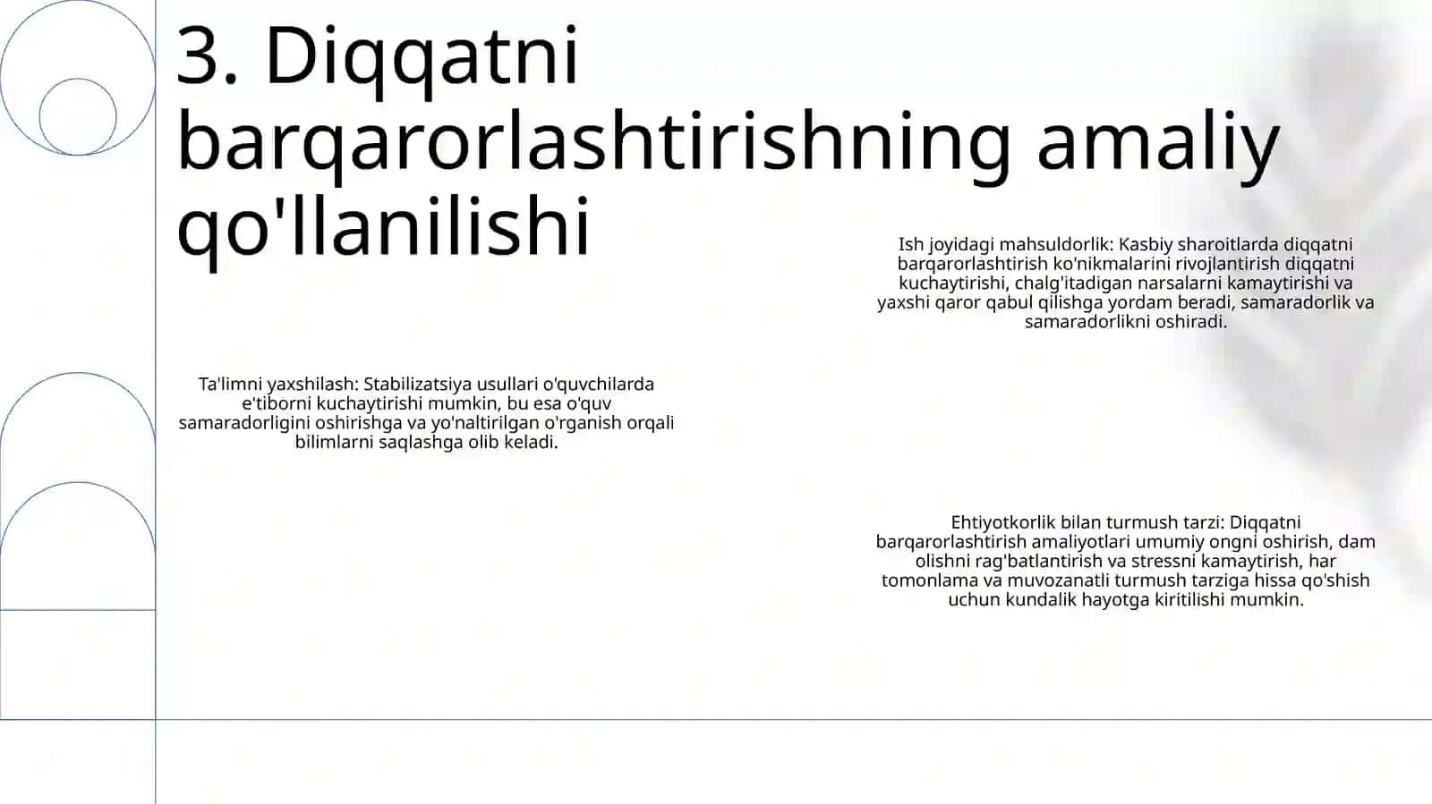 Diqqatni Barqarorlashtiruvchi Dastur Yaratish 4
