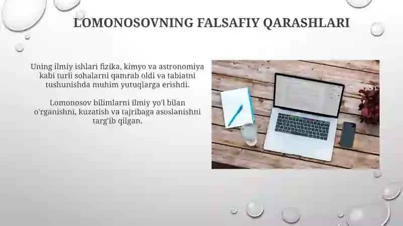 Lomonosovning hayoti va ilmiy faoliyati 4