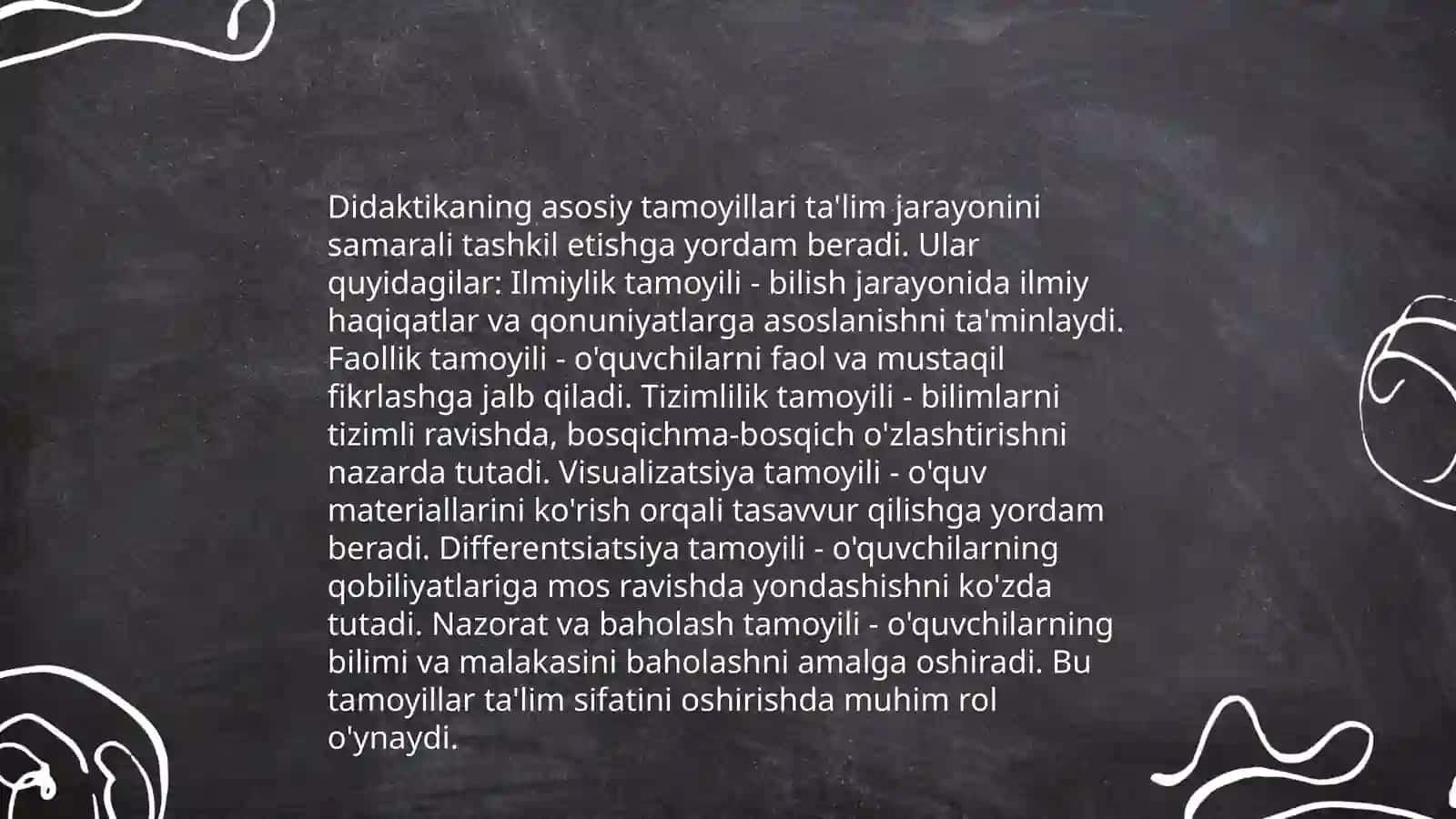 Didaktika tushunchasining mazmuni, fanning predmeti, maqsad va vazifalar 4