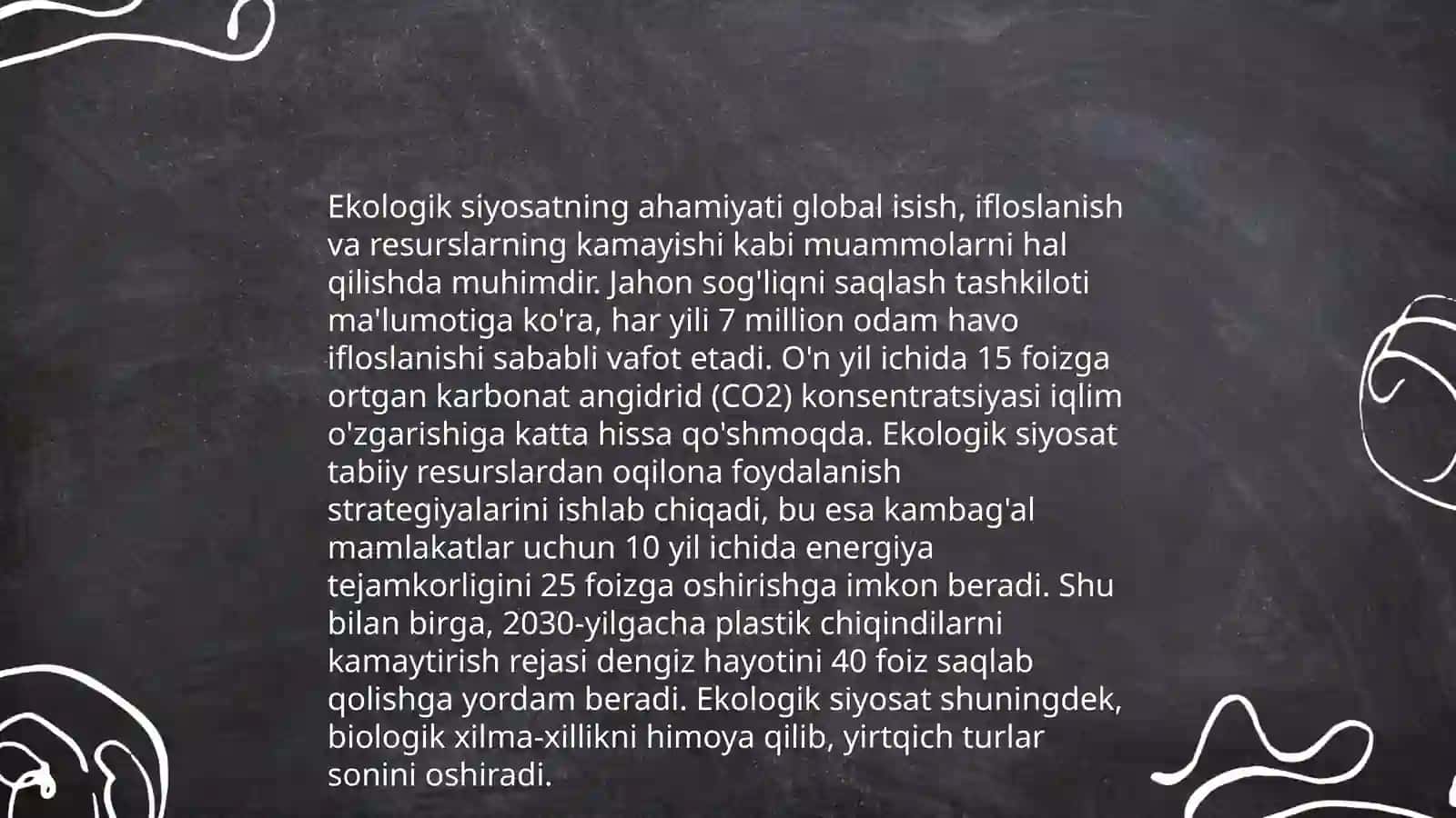 Davlatning tabiiy resurslaridan foydalanish va ekologik siyosat 4