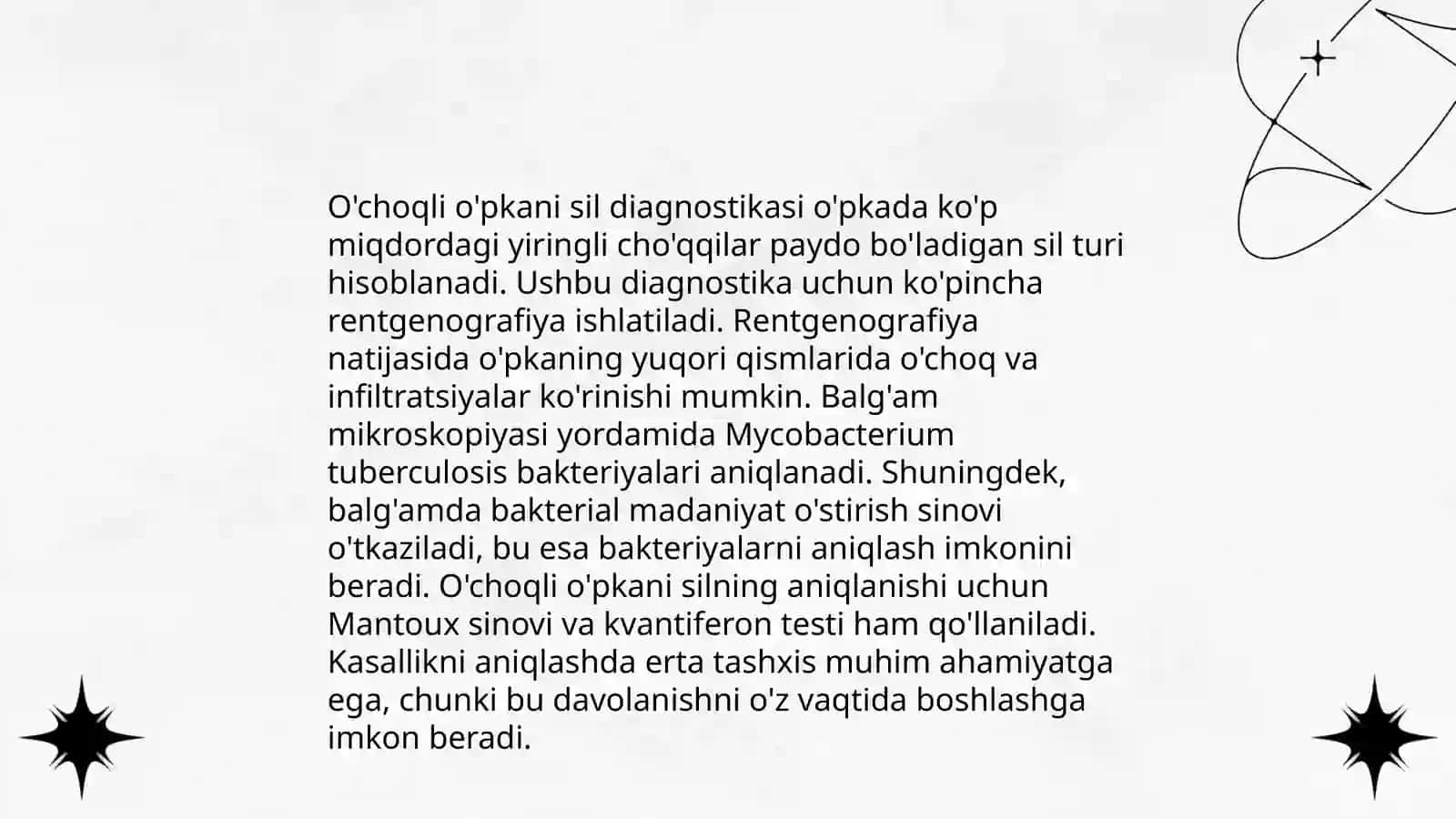 O'choqli o'pkani sil 4