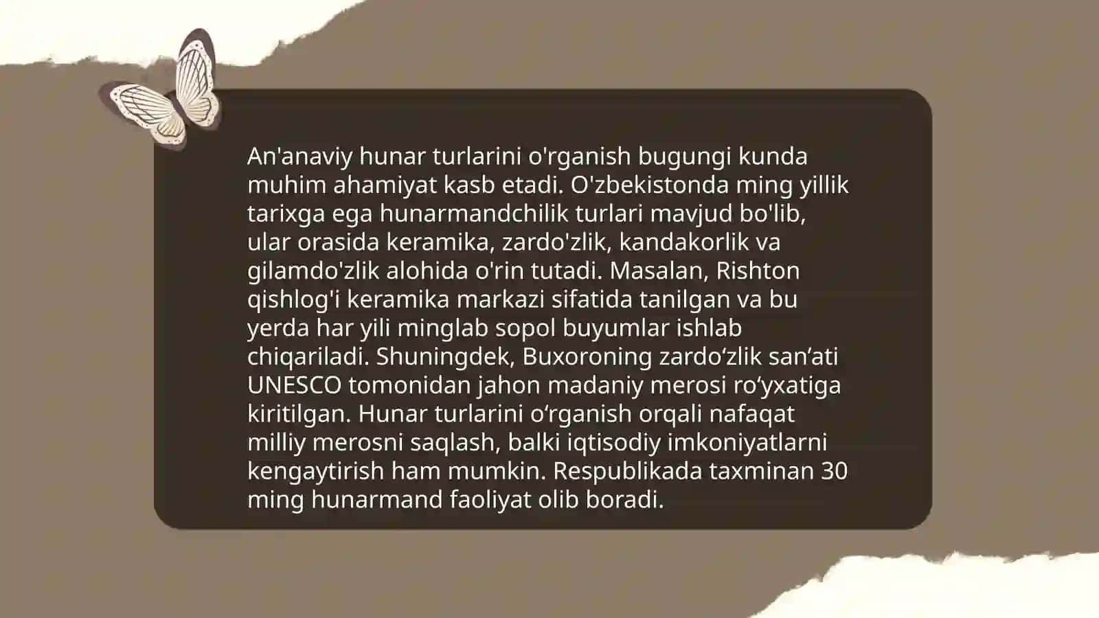 Kasb-hunar tarbiyasi boʻyicha tadbirlar oʻtkazish 4