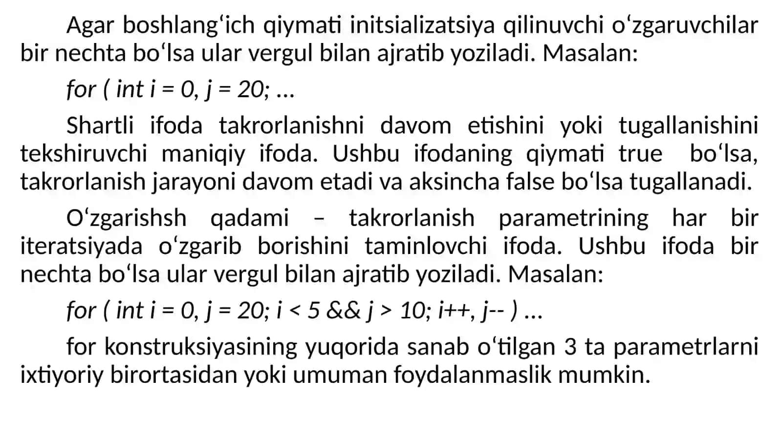C# TILINING ASOSIY TUSHUNCHALARI 4