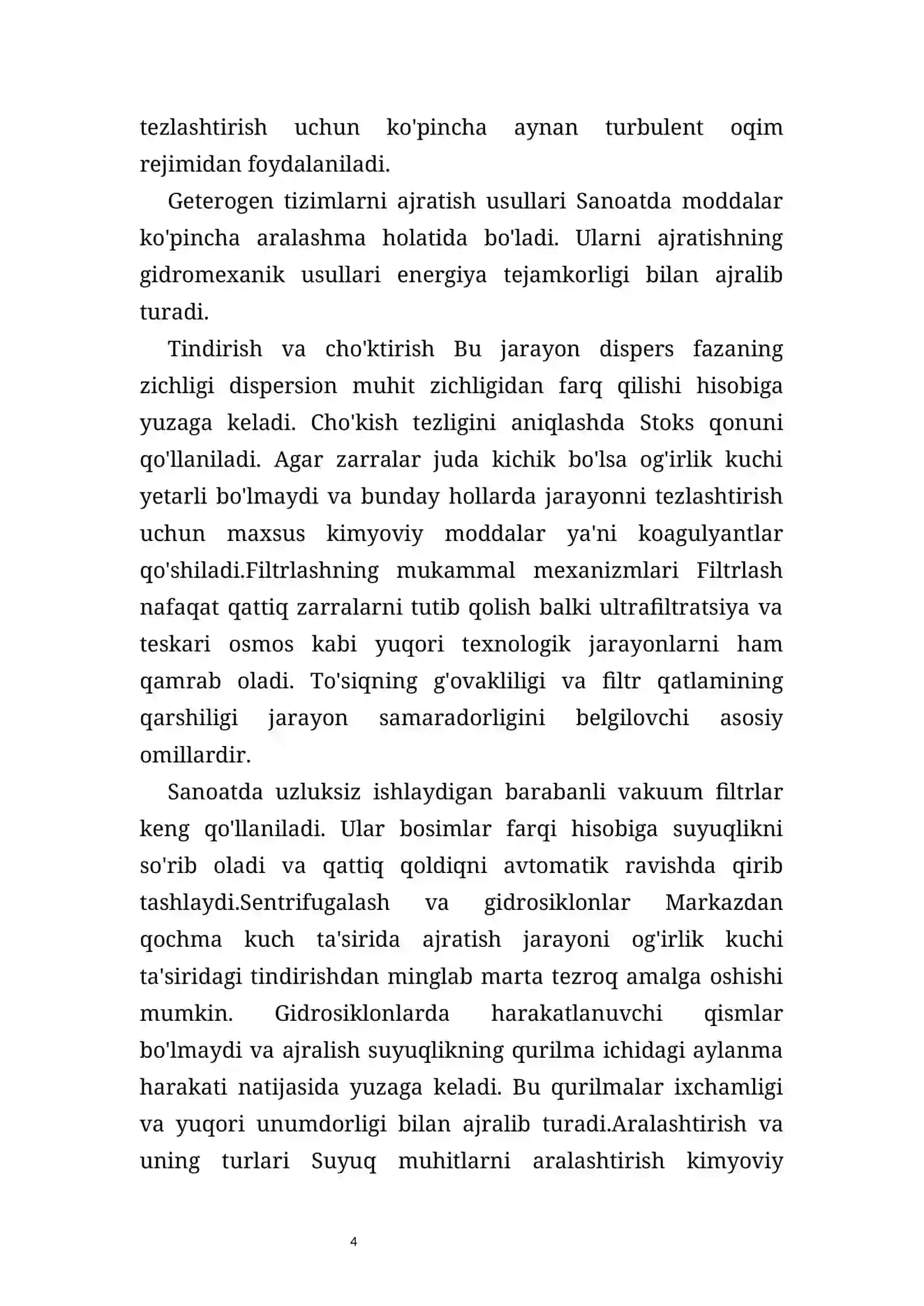 Gidromexanik jarayonlar 4