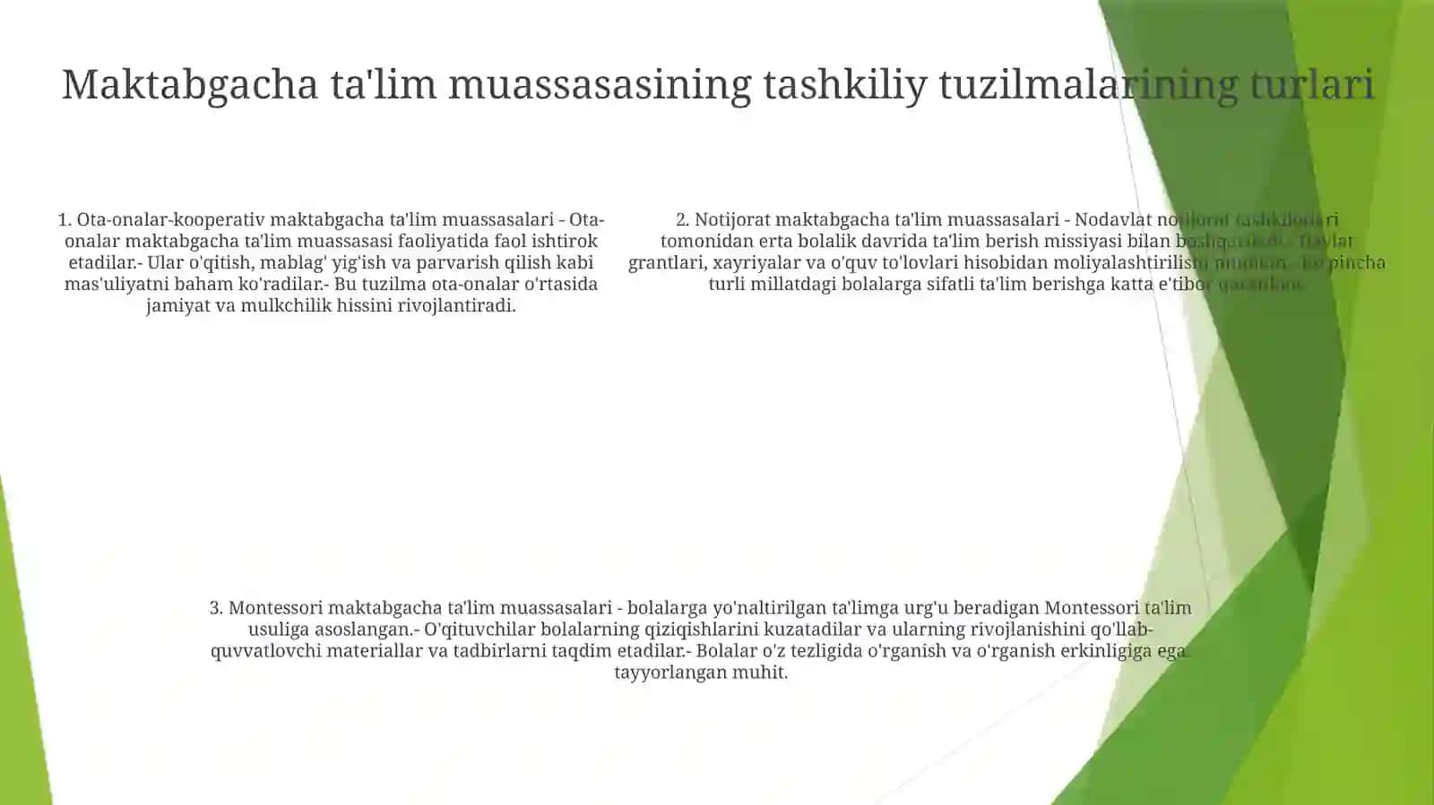 Maktabgacha TaʼLim Tashkilotining Oila Bilan Ishlash Shakllari 4