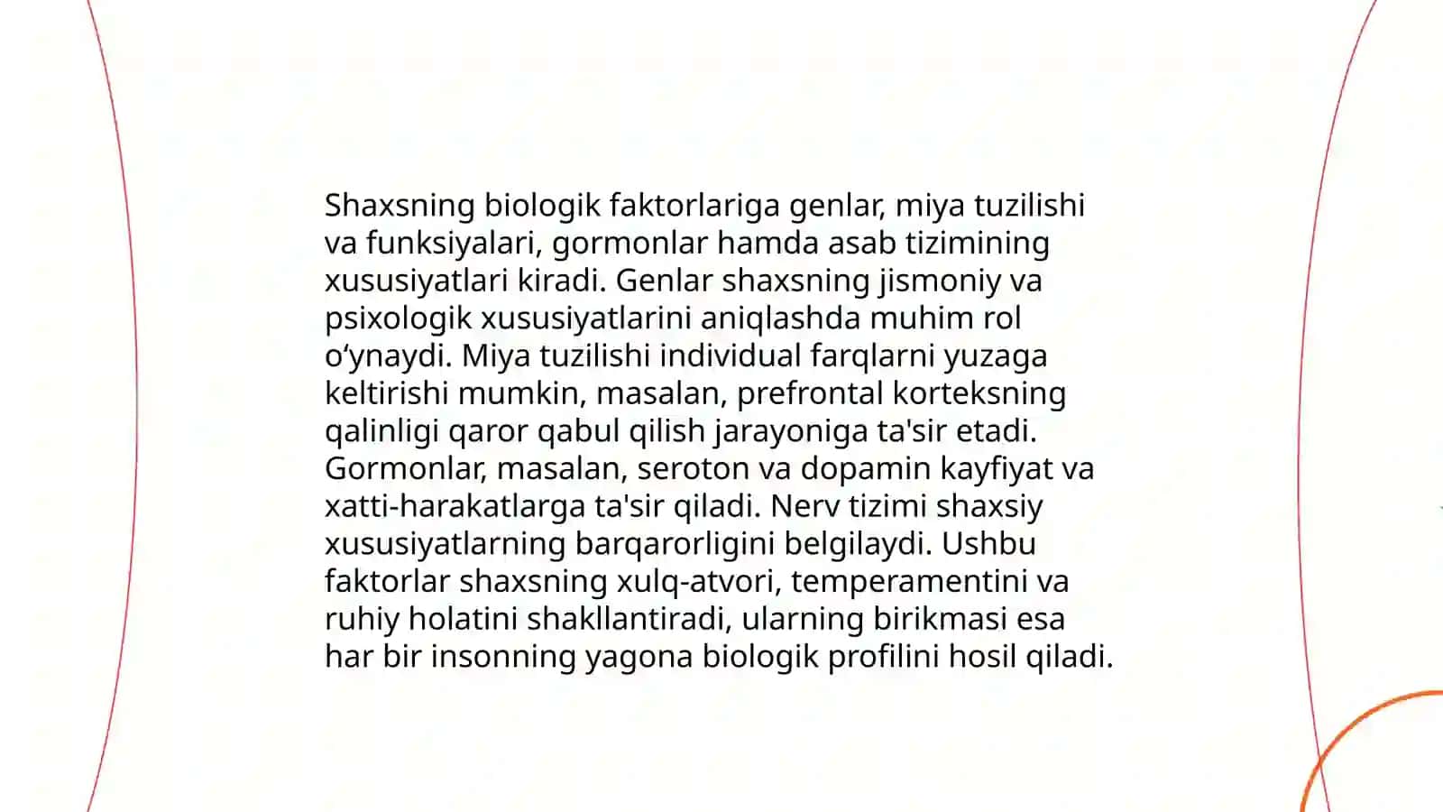 Shaxsga faktorli yondashuv 4