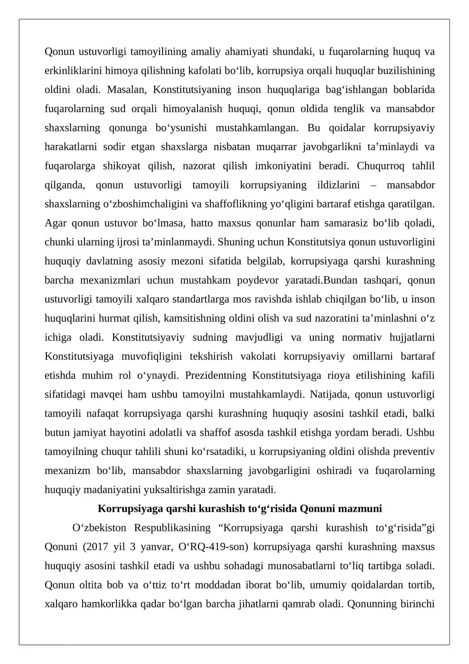 O‘zbekistonda korrupsiyaga qarshi kurash qonunchiligi 4