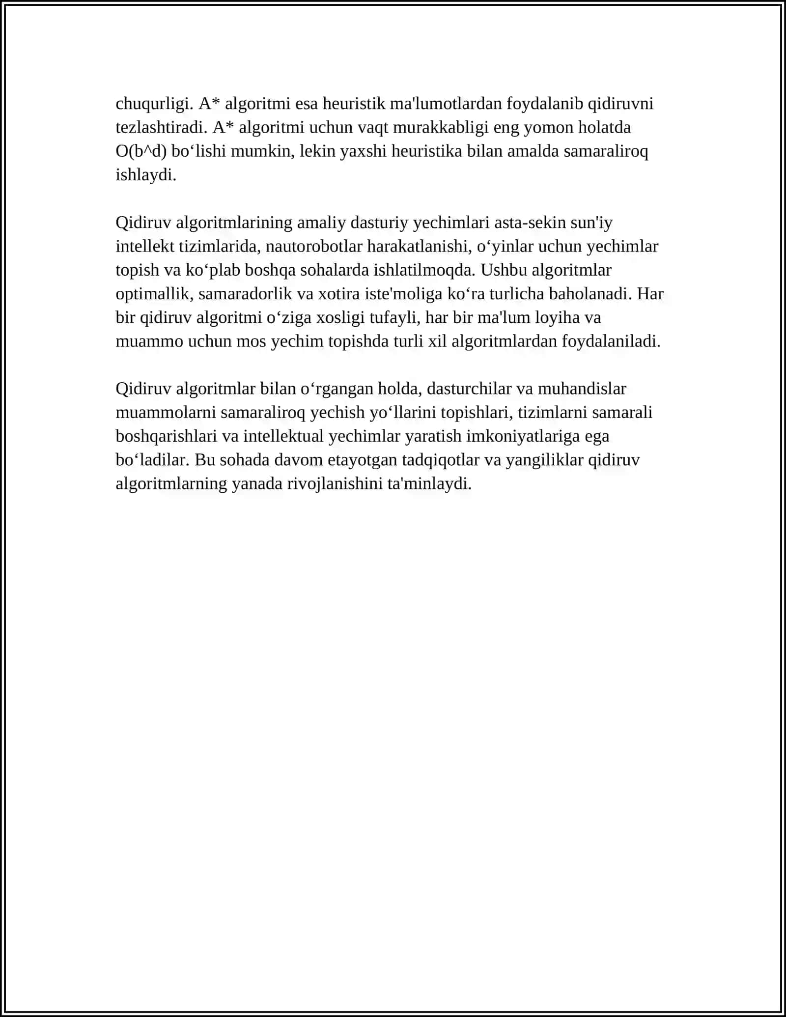 QIDIRUV ALGORITMLARI QIYOSIY TAHLILI 4