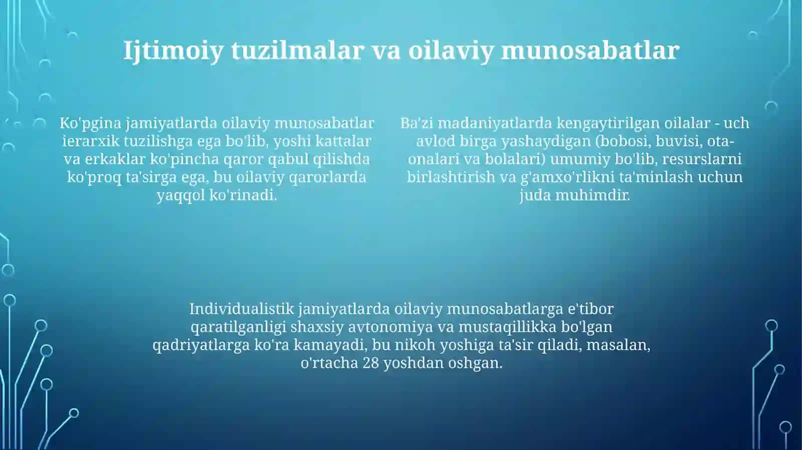 Deontologiya nuqta-i nazaridan 5 ta asosiy etikod 4