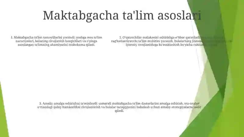Bolalar Pedagogikasida Tarbiya. Maktabgacha Va BoshlangʻIch TaʼLim Oluvchilarni Tarbiyalash Asoslari 4
