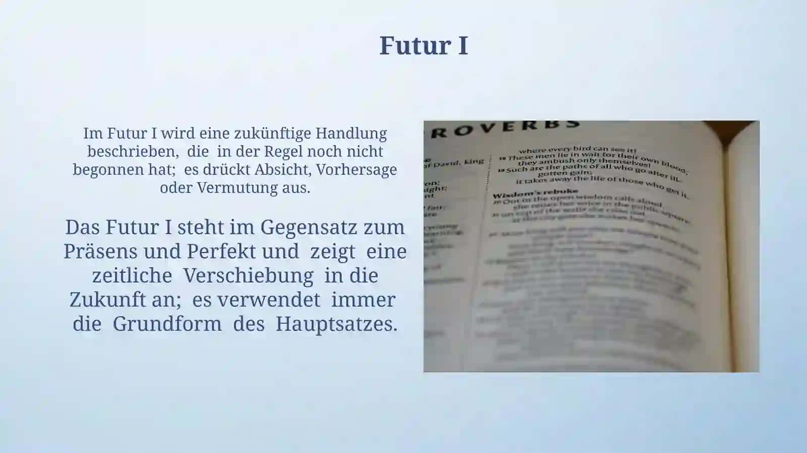 Die Verben 4