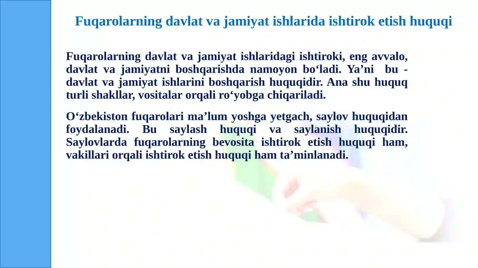 Siyosiy, iqtisodiy, ijtimoiy huquq 4