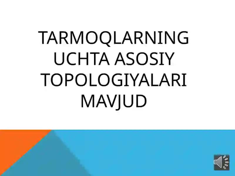 Kompyuter tarmoqlarining topologiyalari 4