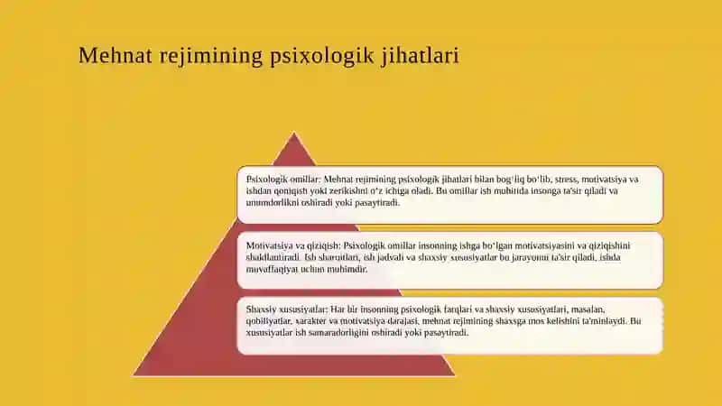 Mehnatni tashkil qilish psixologiyasi 4