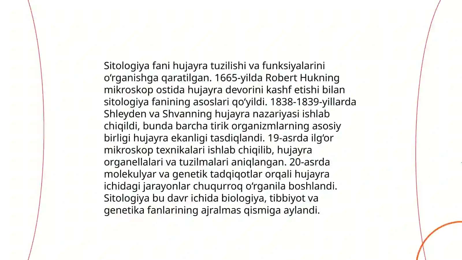 Sitologiya fanining yuzaga kelish tarixi.Sitalogik metodlar 4