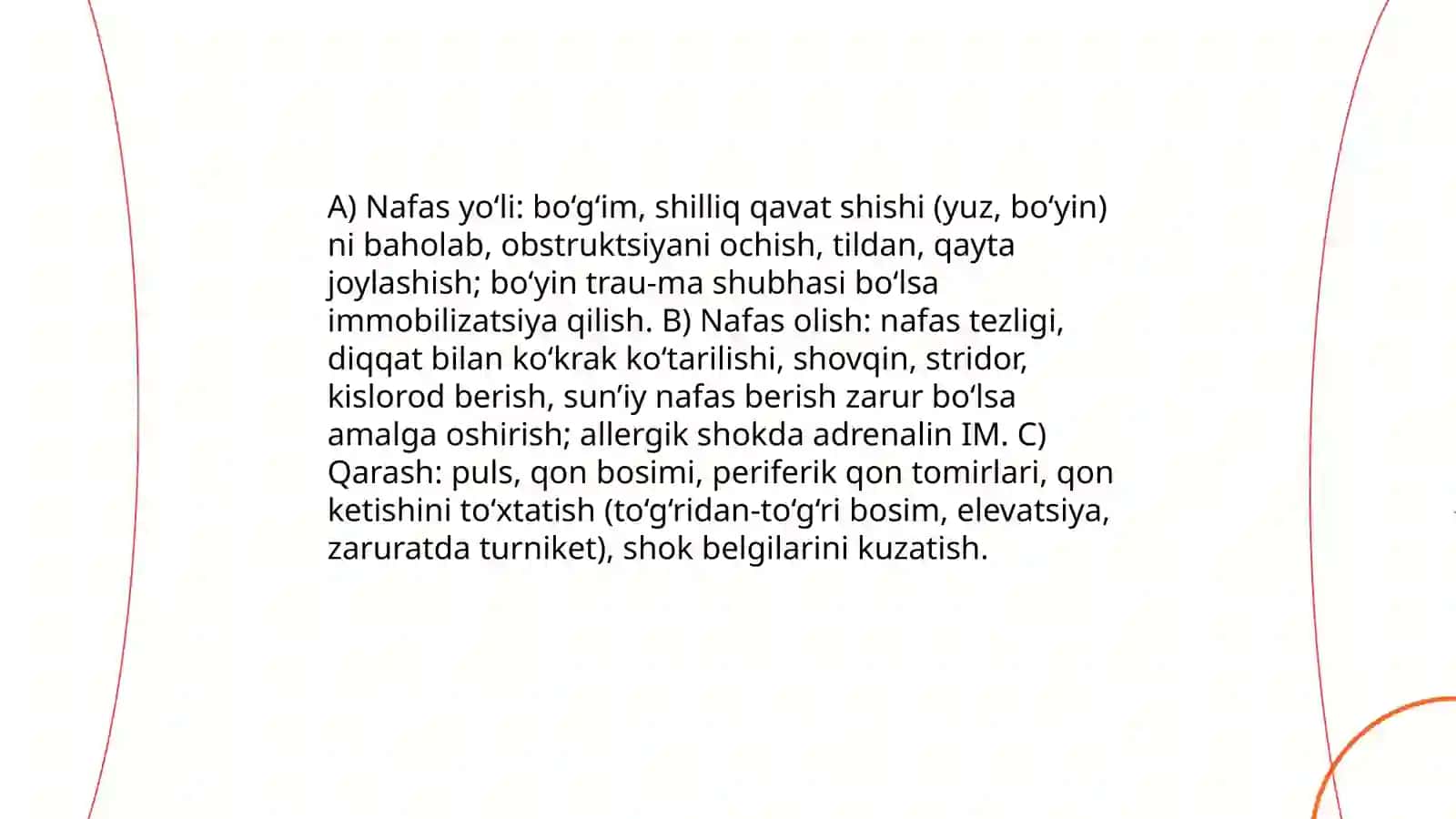 Tishlangan va chaqilgan jarohatlarda birinchi tibbiy yordam 4