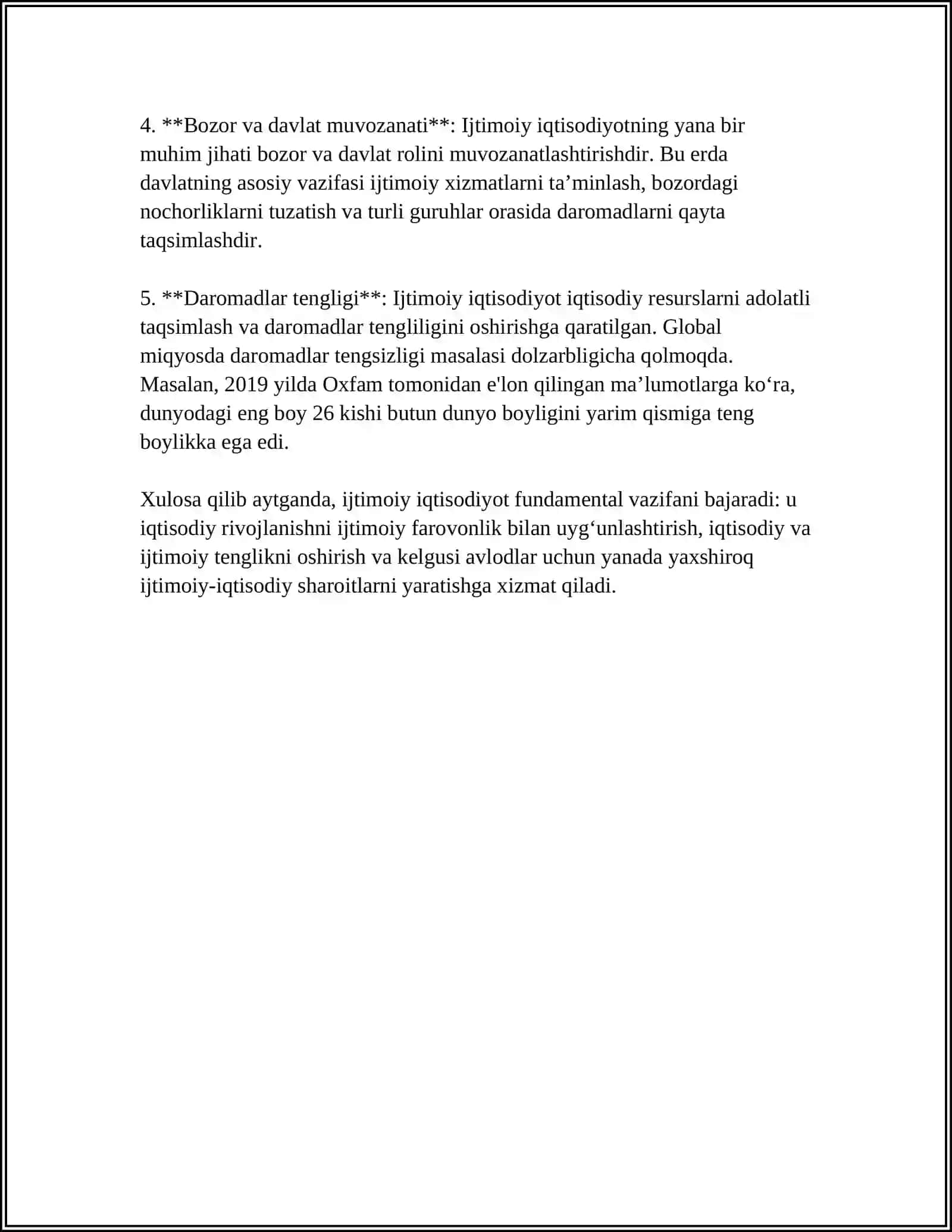 JAMIYAT VA IQTISODIYOT. IJTIMOIY IQTISODIYOTNING PREDMETI 4