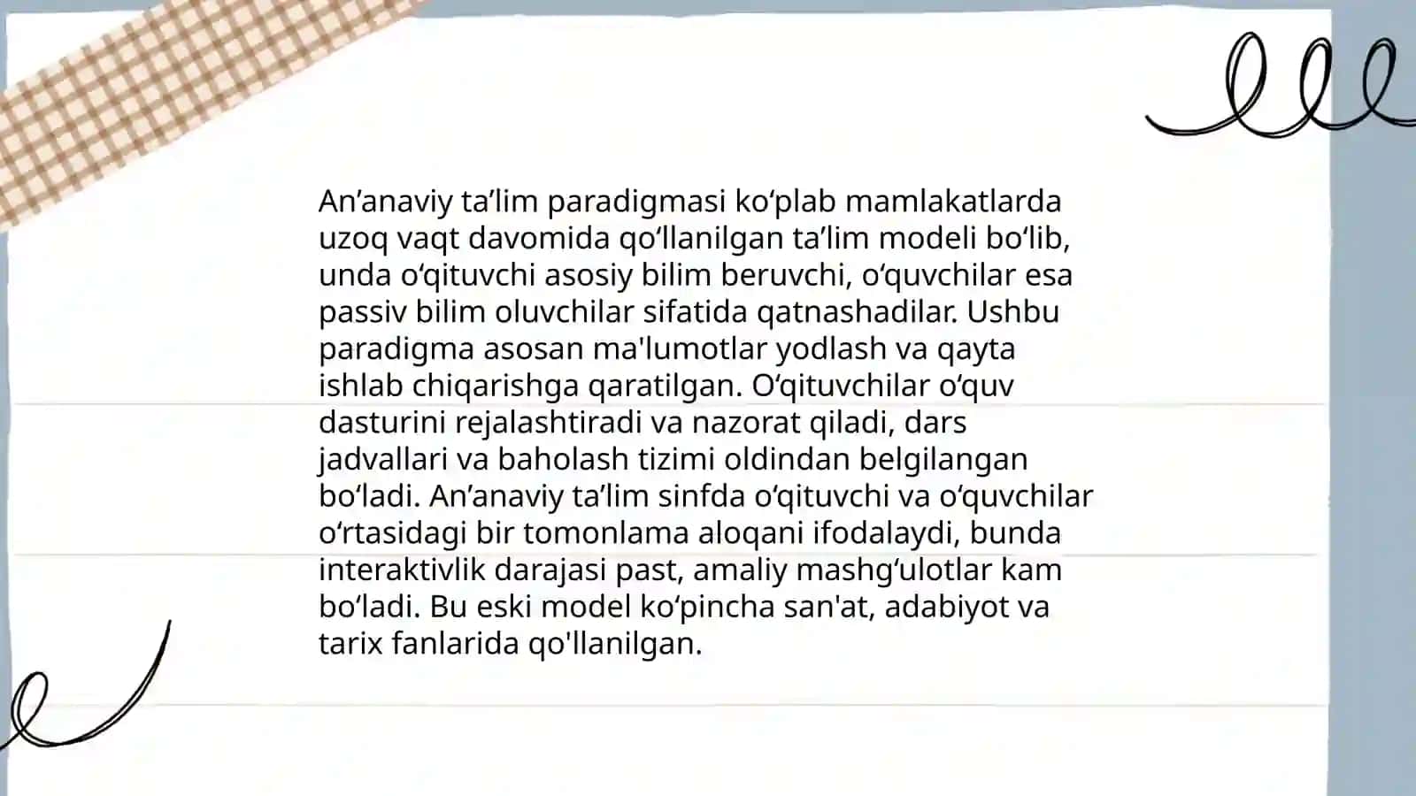 Ta’lim paradigmalari 4