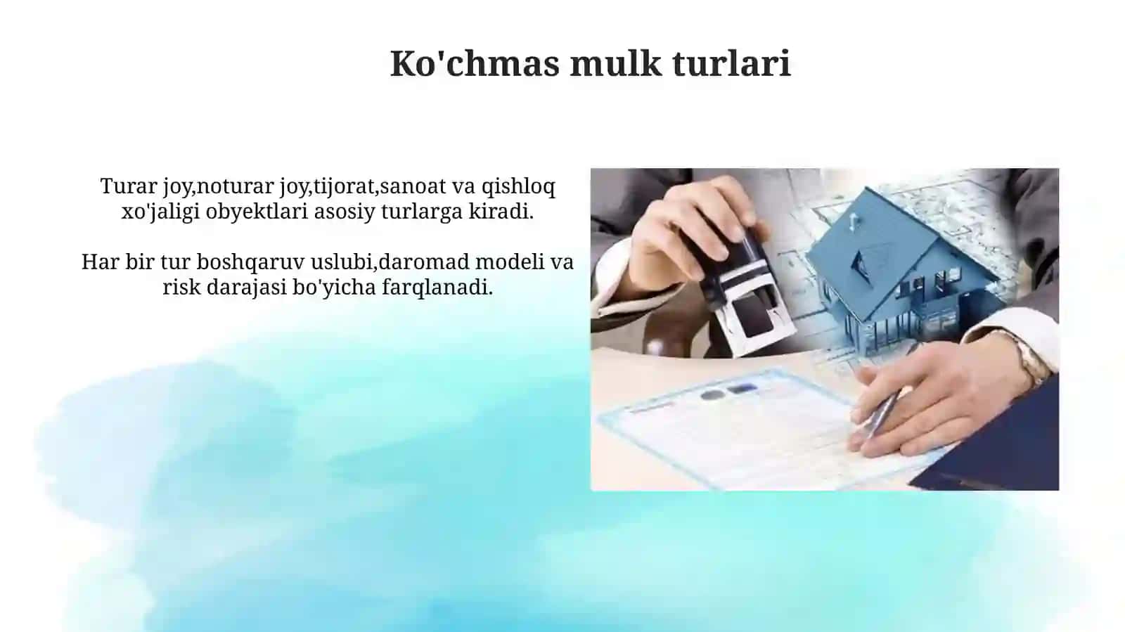 Ko'chmas mulkni malakali boshqaruv-tadbirkorlikasosi 4