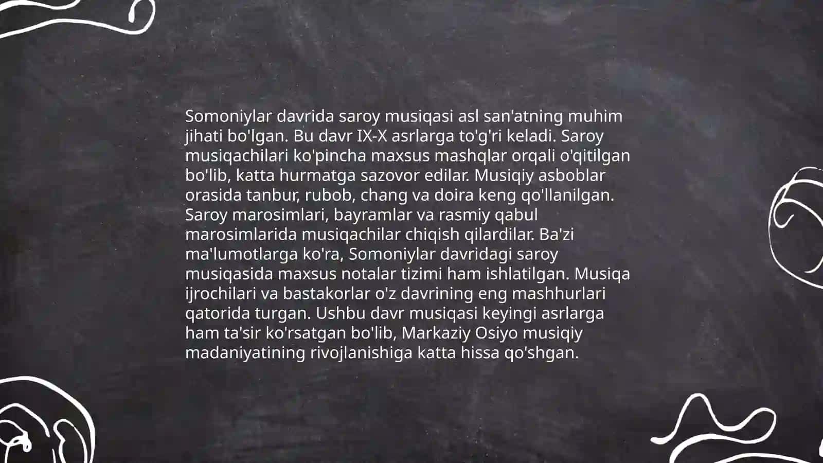 Somoniylar davrida musiqa asboblari 4