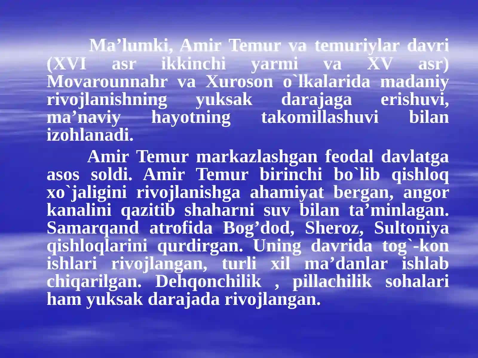 Temur va Temuriylar Davri Madaniyati 4