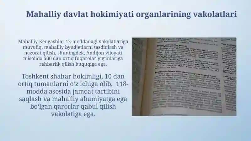 Mahalliy boshqaruvini tashkil etishning konstitutsiyaviy asoslari 4