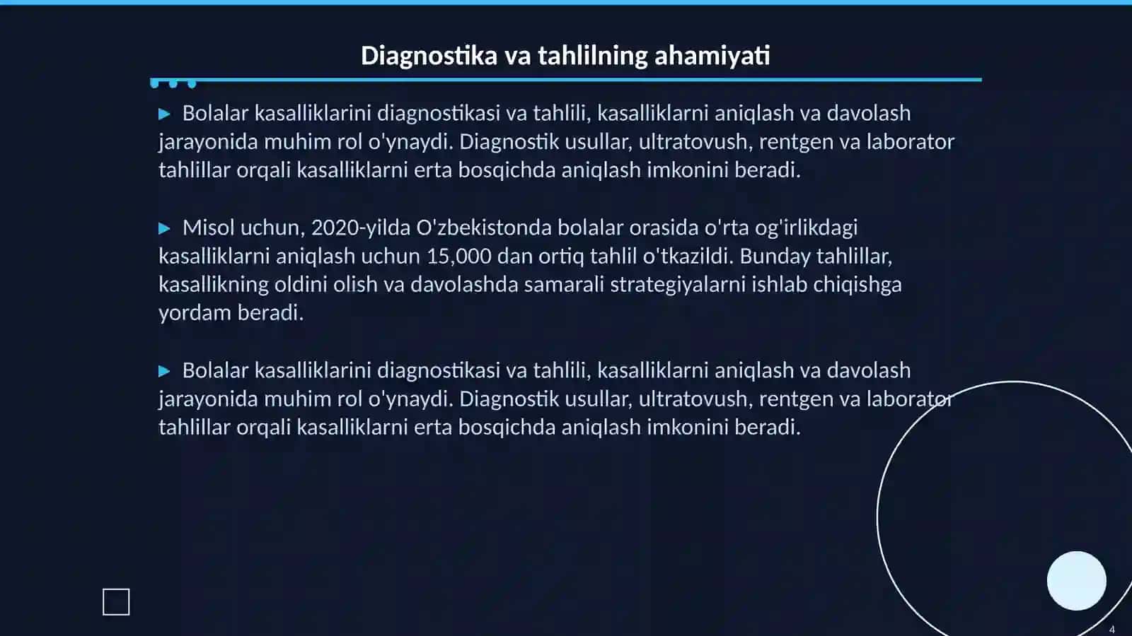Bolalar kasalliklarini integrallashgan usulda olib borish 4
