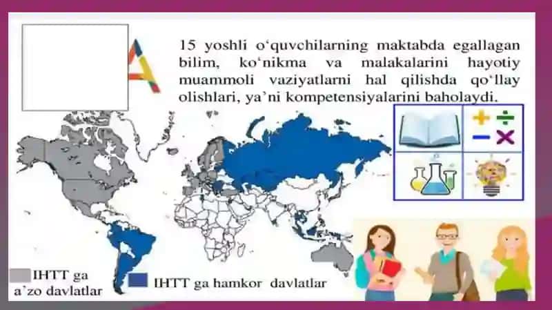 Meyliyeva Gulbahorning Xalqaro baholash fanidan tayyorlagan taqdimoti 4