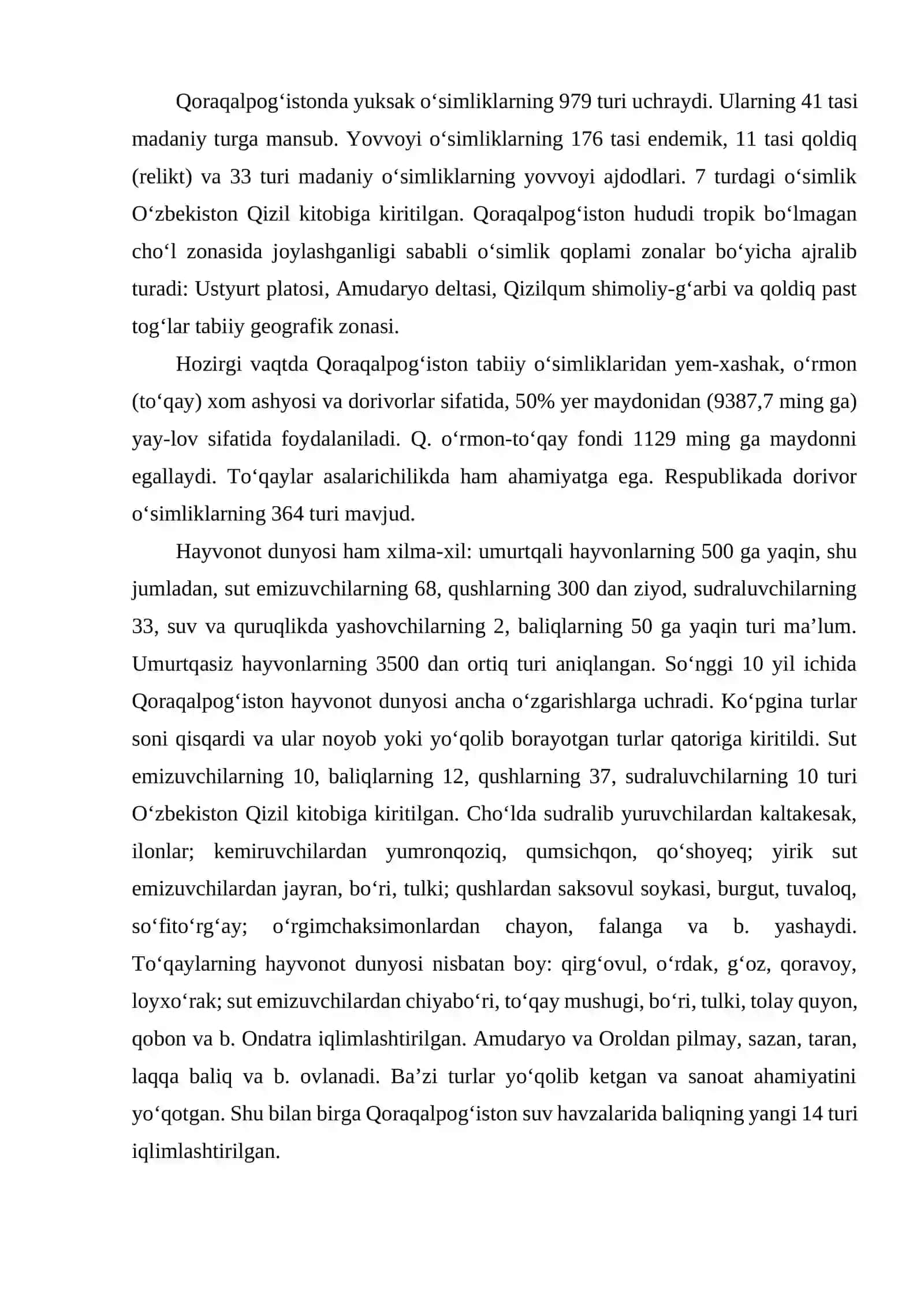Qoraqolpog’iston turistik mintaqasi 4