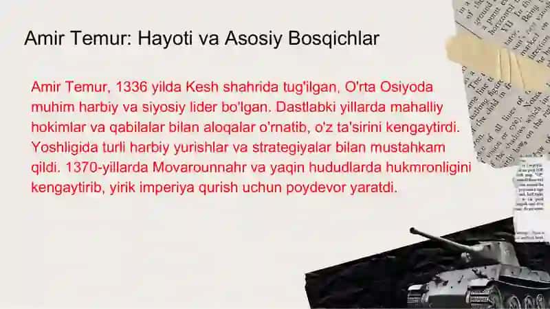 Amir Temur hayoti va shajarasi 4