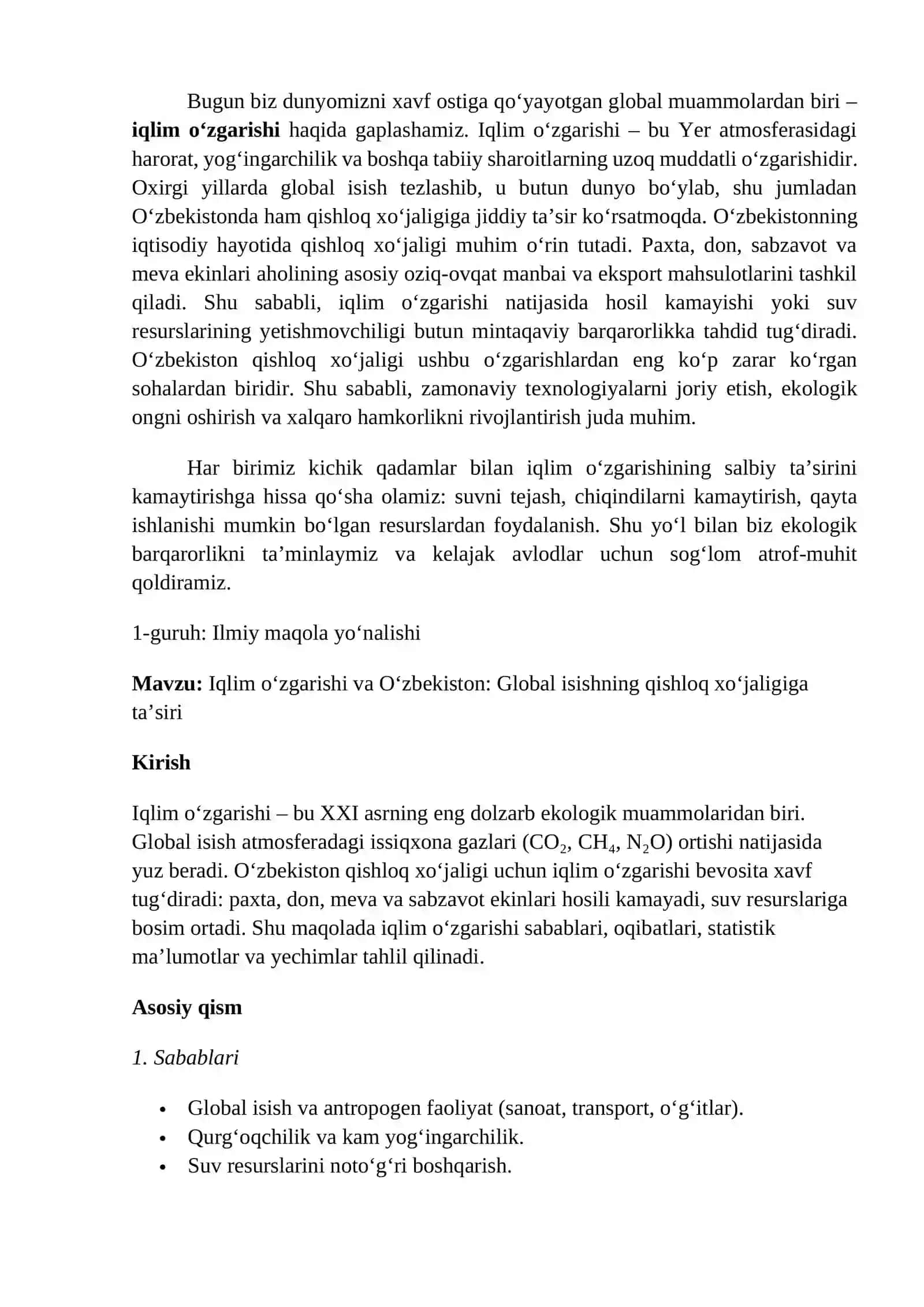 OROL FOJIASI: MINTAQAVIY INQIROZNING XALQARO MIQYOSDAGI TAHLILI 4