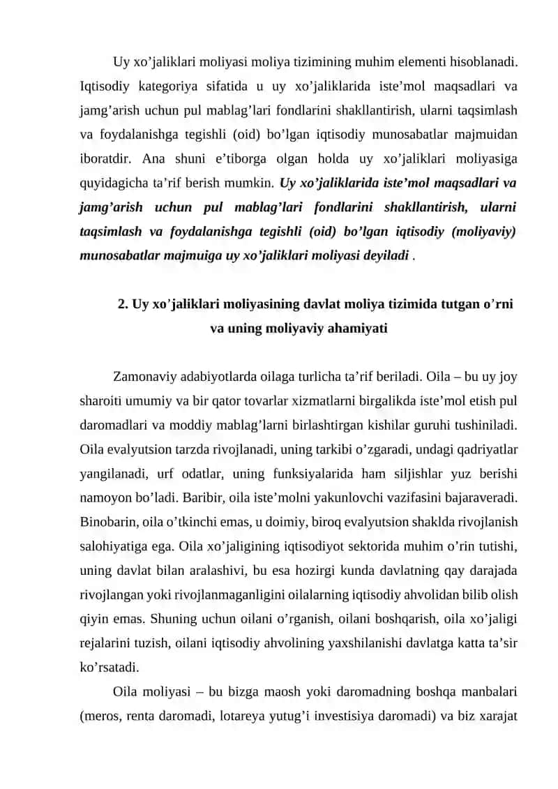 Uy xo'jaligi tarifi 4