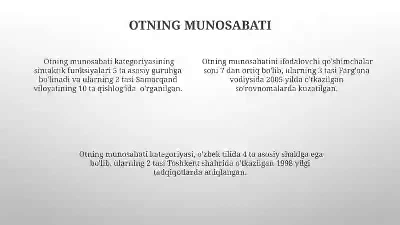 Otga Xos Grammatik Toifalarni Tahlili 4