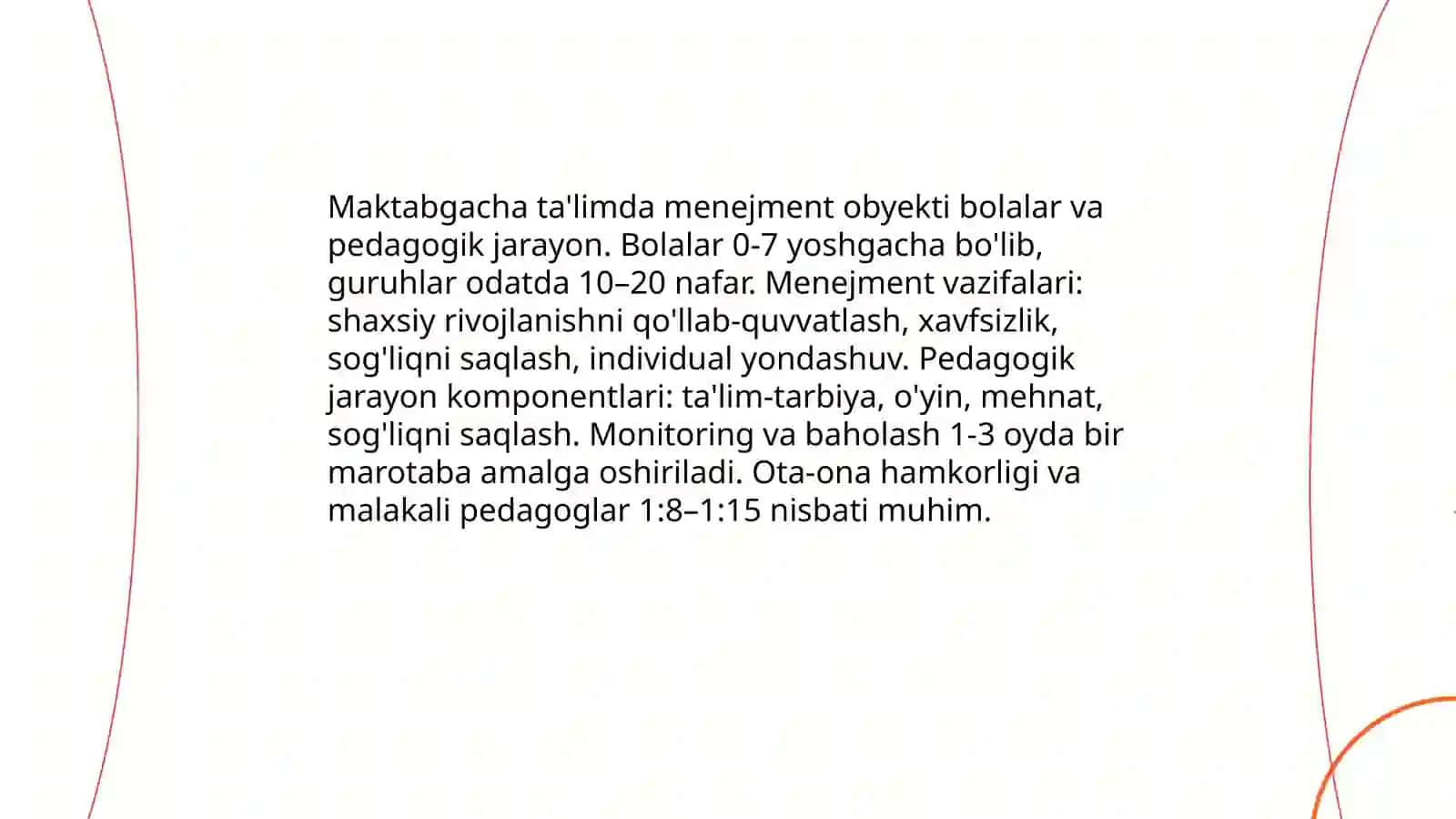 Maktabgacha ta'limda menejment fanining predmeti va ob'yekti 4