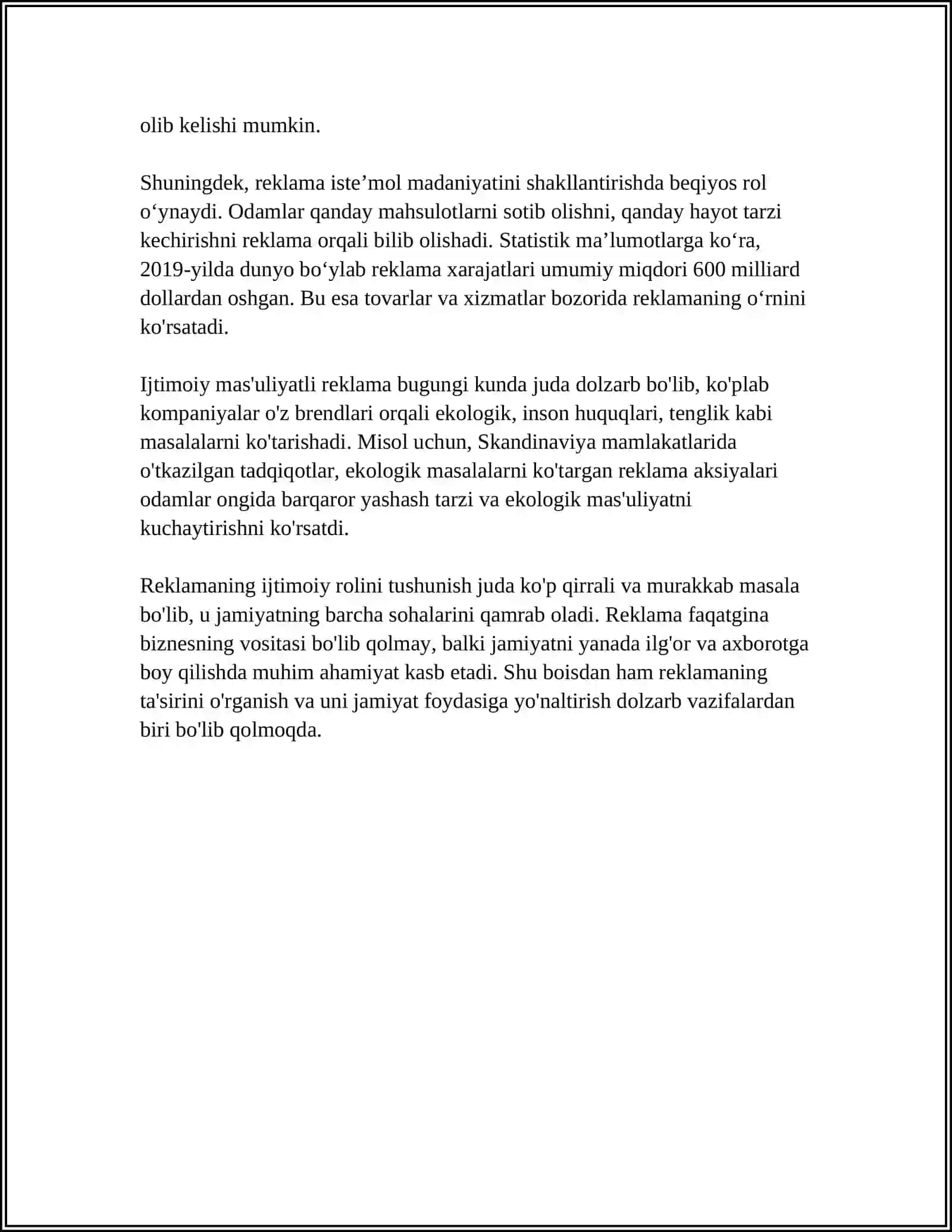 REKLAMANING IJTIMOIY MAZMUN-MOHIYATI 4