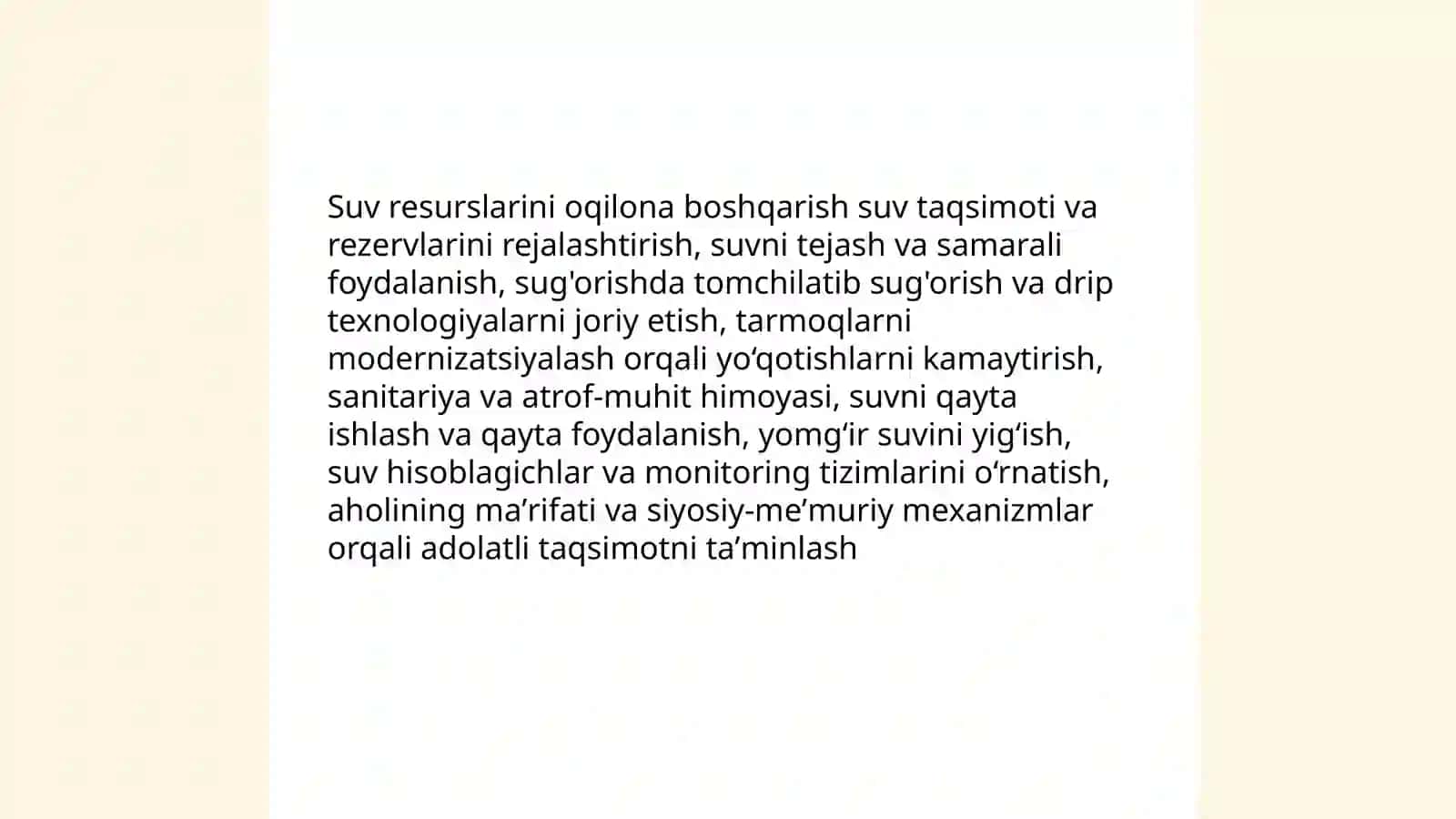 Tabiiy resuslar va ulardan oqilona foydalanish 4