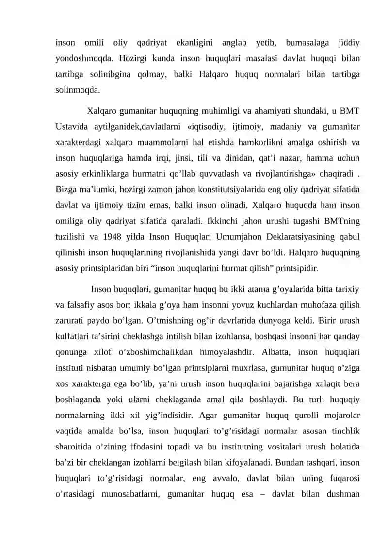 Xalqaro gumanitar huquq tushunchalari 4