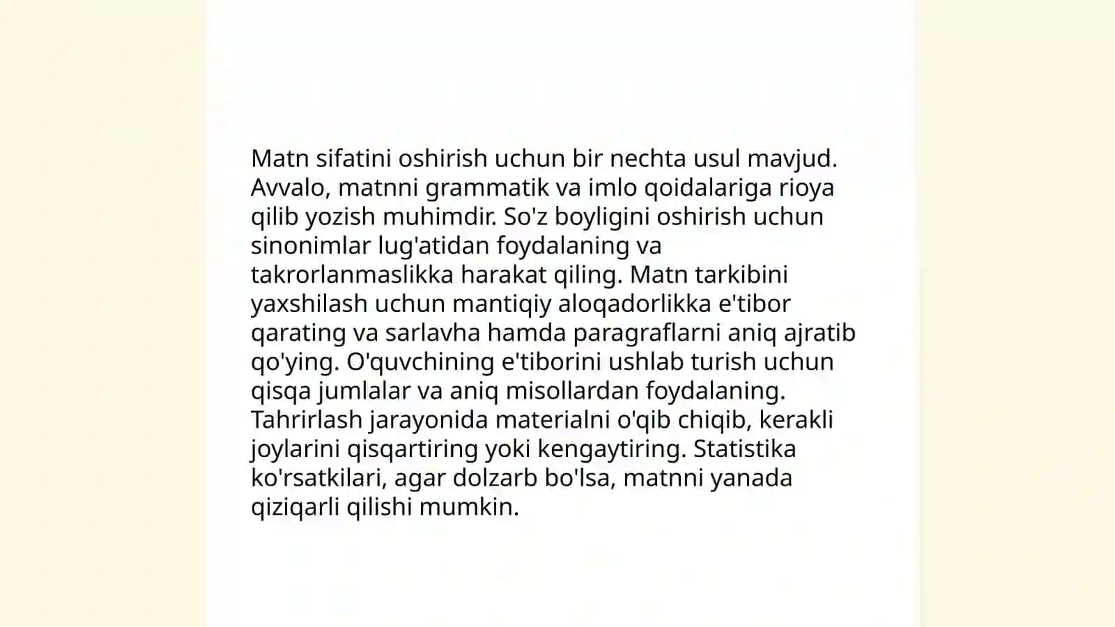 Matn muharrirlarning vazifalari va imkoniyatlari 4