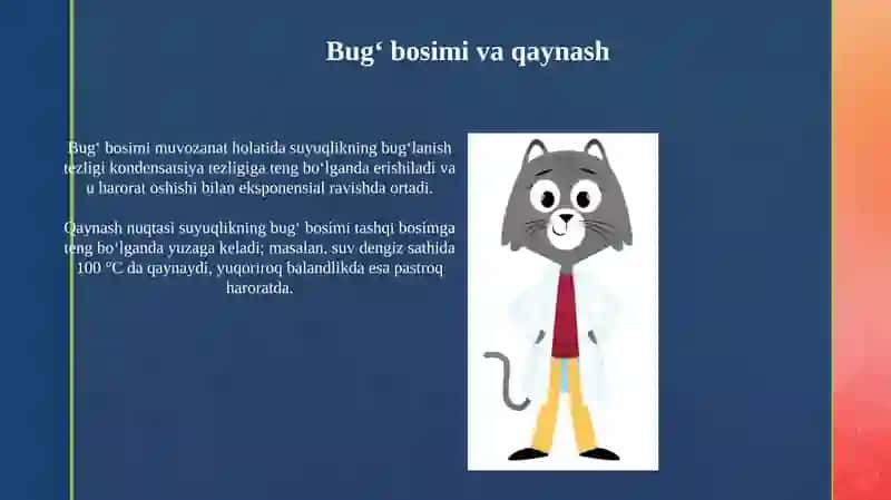 Bugʻ, gaz va plazma holatlari: Taʼrif va xususiyatlar 4