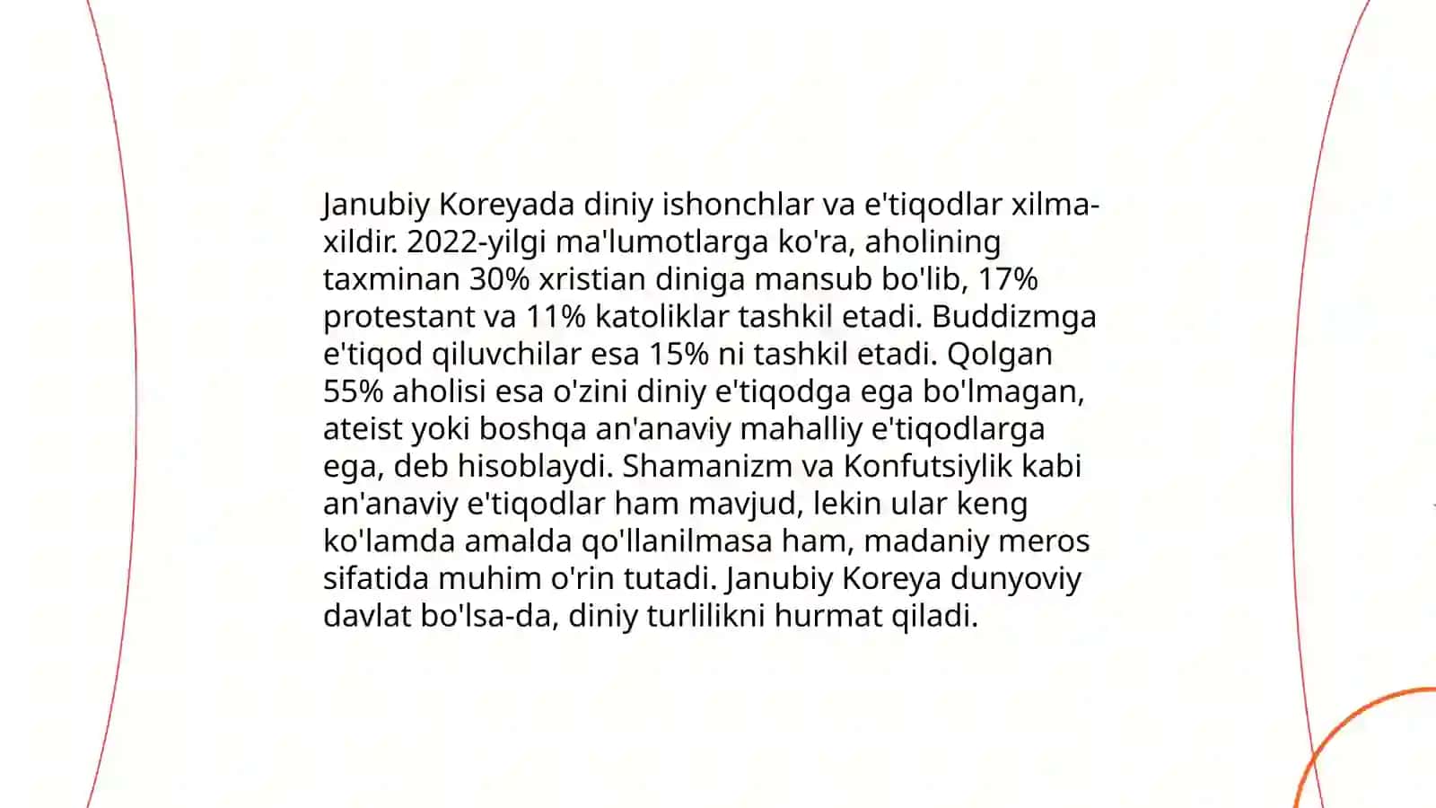 Janubiy Koreya Etno-konfessonsonal tarkibining shakillanish xususiyatlari 4