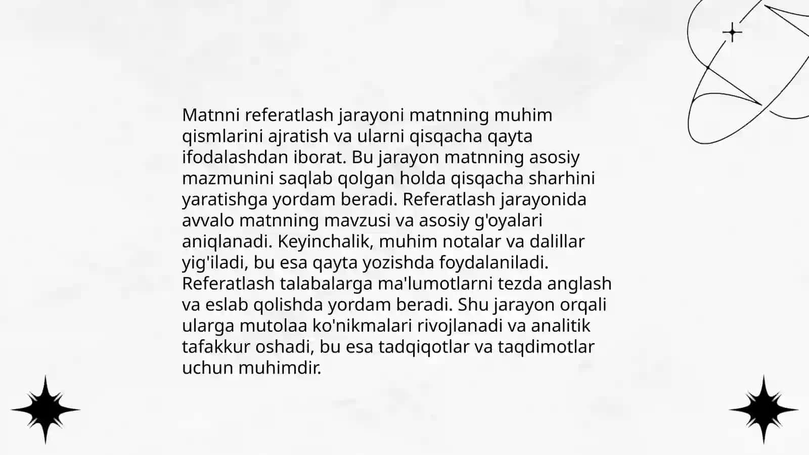 Matnni avtomatik qisqartirish(texnologiyalari) 4