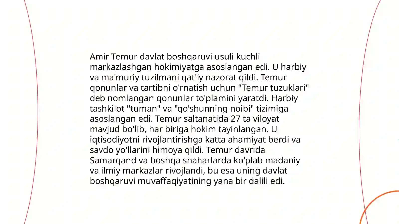 Amir Temur - Buyuk Davlat Arbobi 4