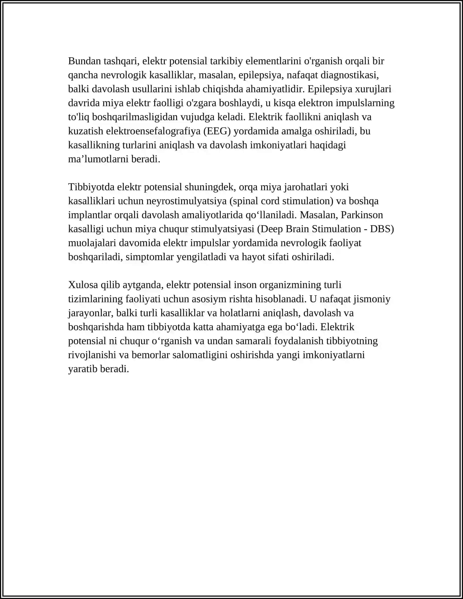 ELEKTROKIMYO-TIBBIYOTDA ELEKTRODIAGNOSTIKA ASOSLARI 4