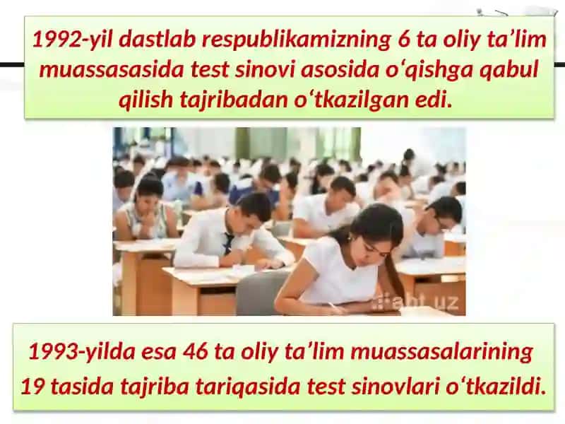 Oliy ta'lim tizimidagi 4