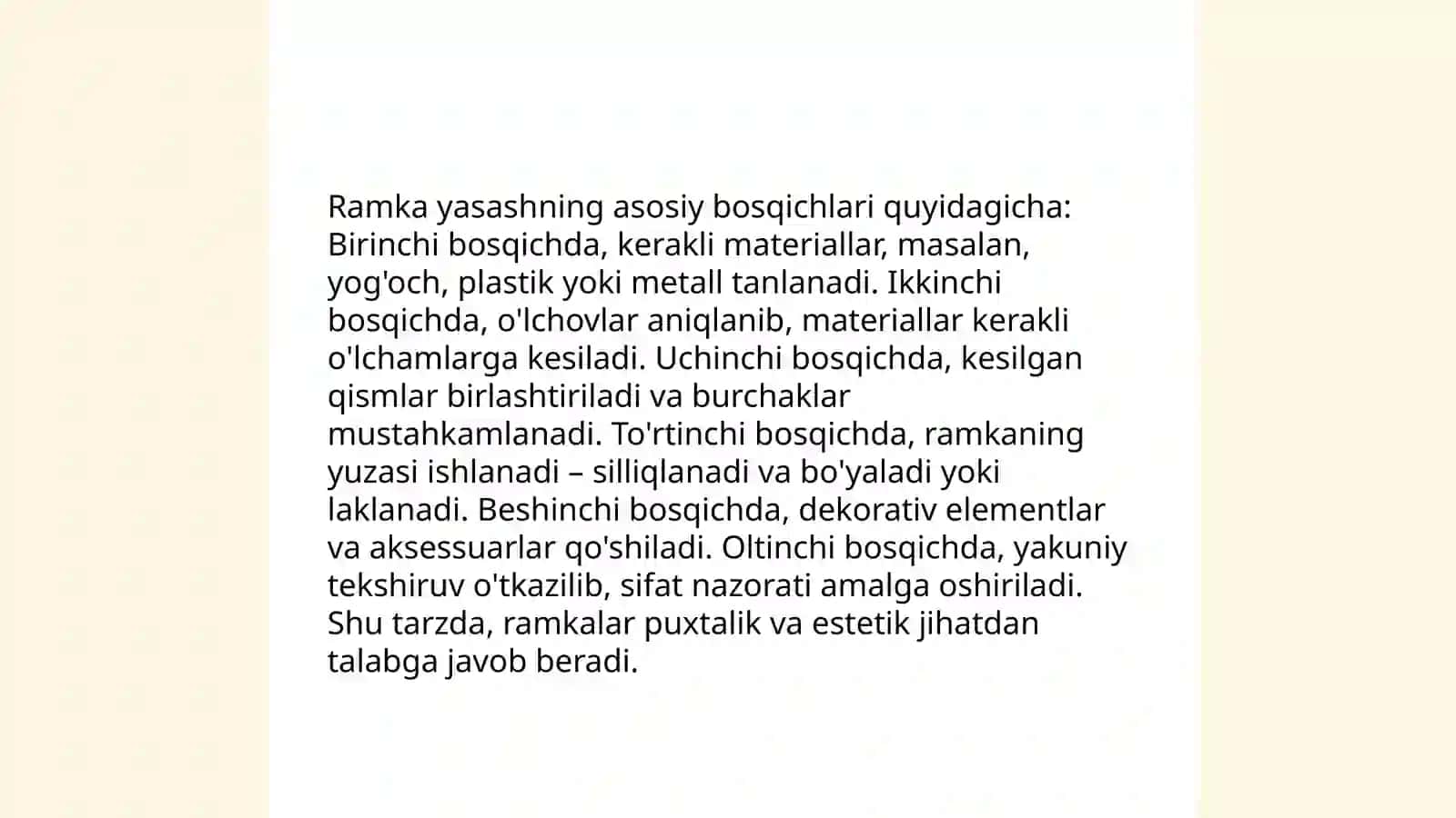 Kartondan rasm uchun ramka yasash 4