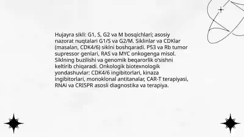 Hujayra va toʻqima darajasidagi jarayonlar va uning zamonaviy biotexnologiyadagi oʻrni 4