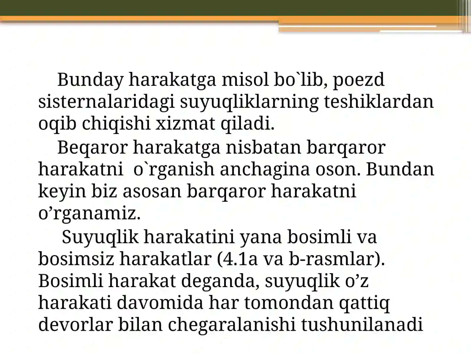 Oqim chizig’i va elimentar oqimchalar to’plami 4