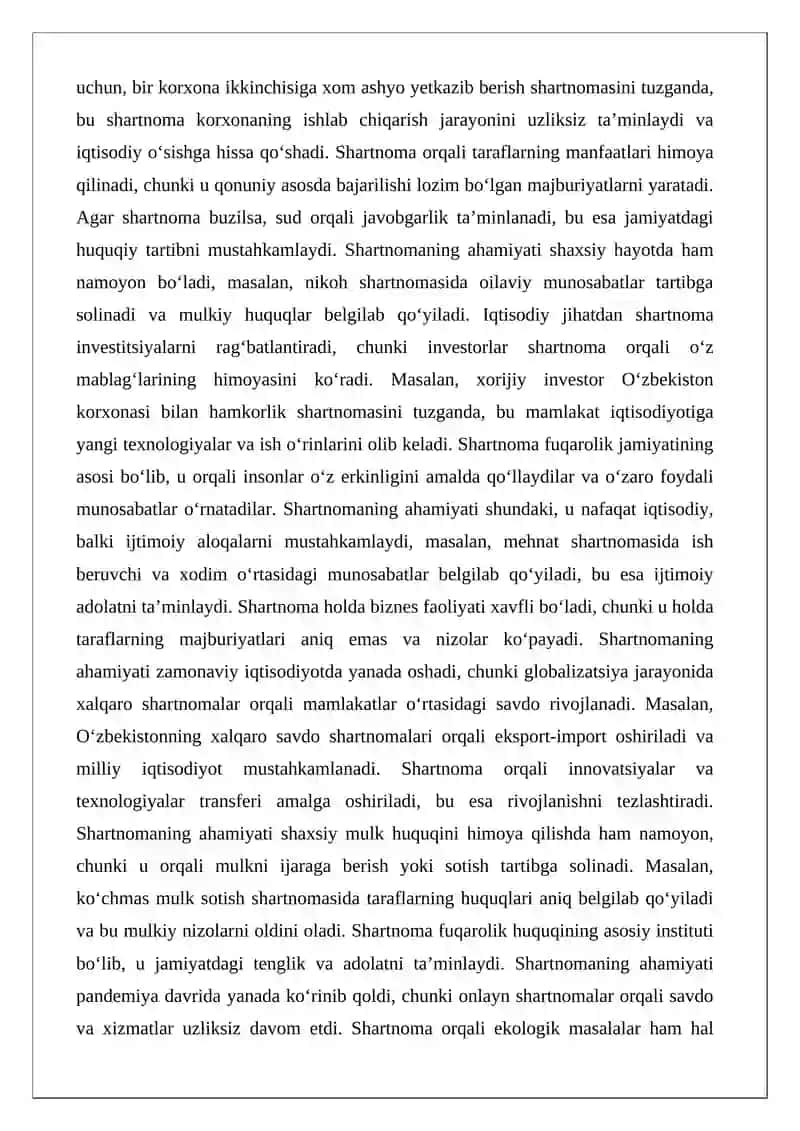 Biznes faoliyatida shartnomalar va hisob-kitoblar 4