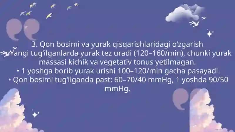 Yurak qon tomir tizimidagi o'zgarishlar 4