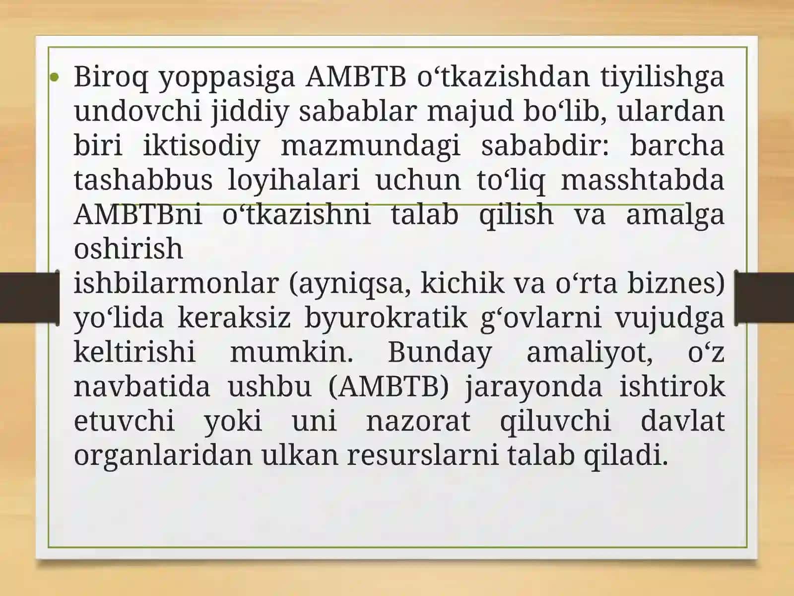 ATROF-MUHITGA TA'SIRLARNI BAHOLASH JARAYONINING BOSHLANG‘ICH BOSQICHLARI 4